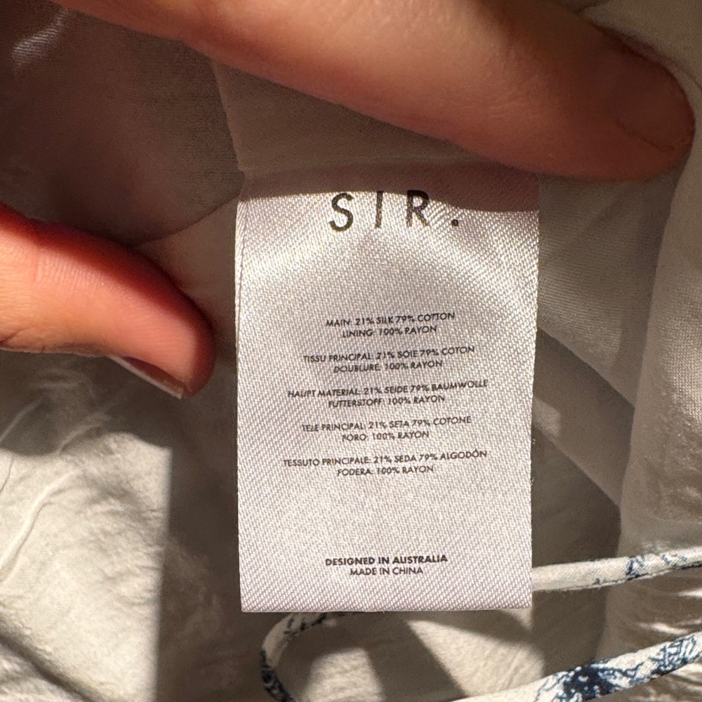 SIR the label Blue and White Maxi Dress - Picture 13 of 14